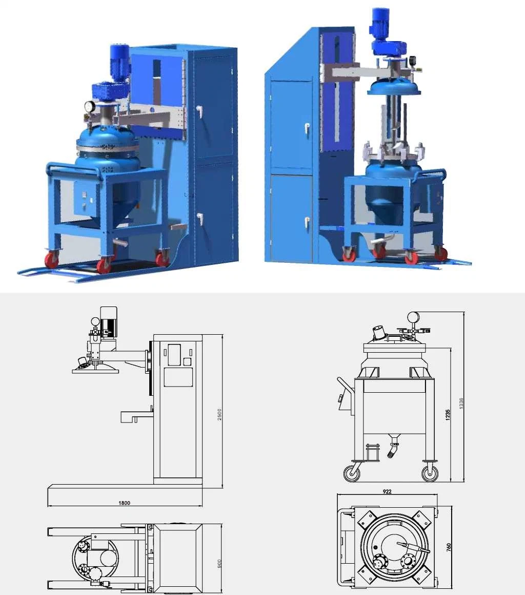 Injection Trolley and Mixing with APG Machine for Transformer CT PT 0
