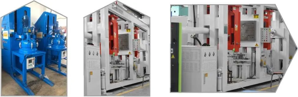 Double-Station APG Clamping Machine with APG Moulds for Electrical Insulation