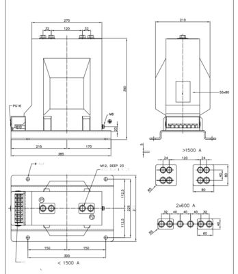 36KV CT Current Transformer Mold For Electric Insulation Vacuum Mold Casting Process